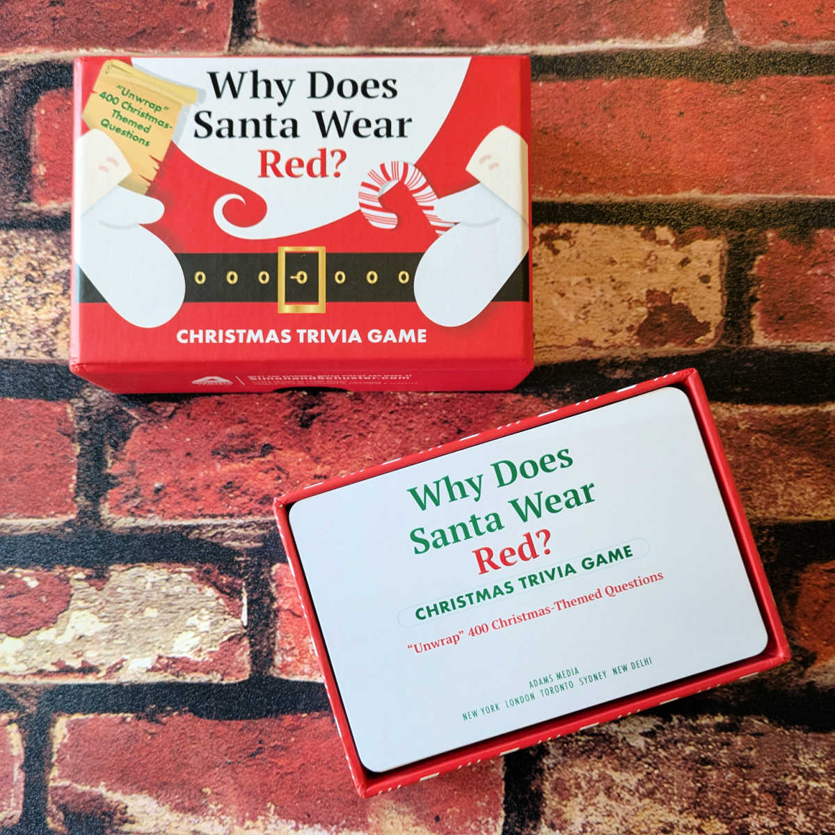 santa christmas trivia game deck