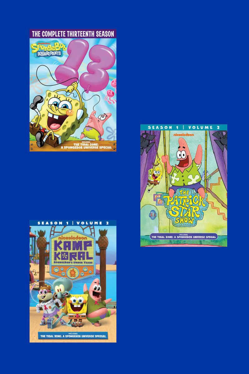 Prepare to dive into the depths of Bikini Bottom and experience endless laughter with the release of three new SpongeBob SquarePants DVDs!