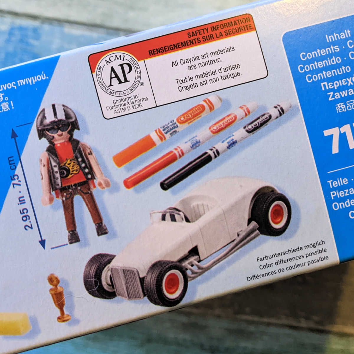side of playmobil hot rod toy