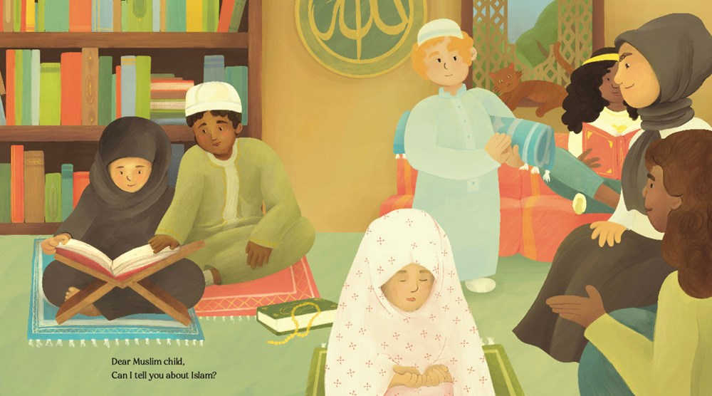 Interior pages by Aya Ghanameh from DEAR MUSLIM CHILD