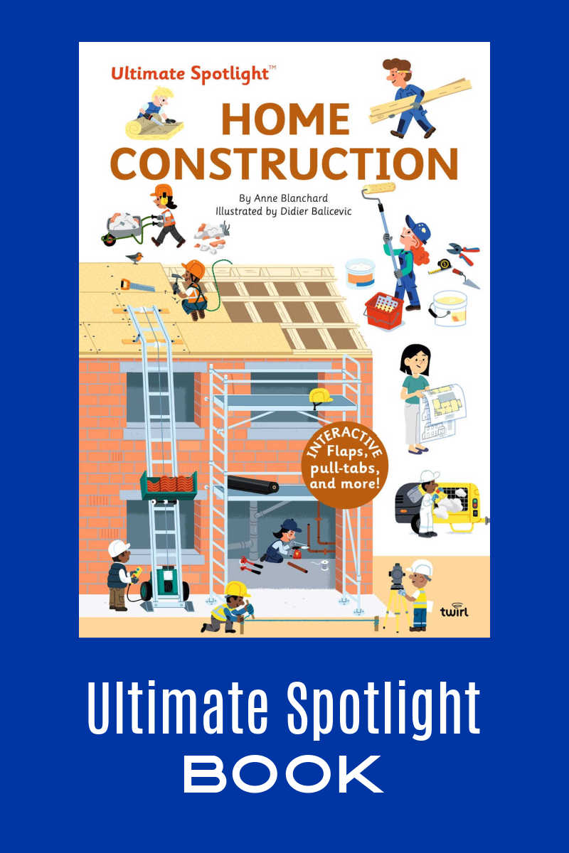 Spark your child's curiosity about construction with the Ultimate Spotlight: Home Construction children's book! Interactive flaps, pop-ups, and engaging text make learning about building a house fun for kids of all ages.