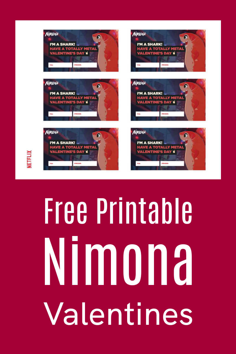 free printable nimona valentines