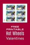 Free Printable Hot Wheels Valentines to Rev Up Valentine's Day! - Mama ...