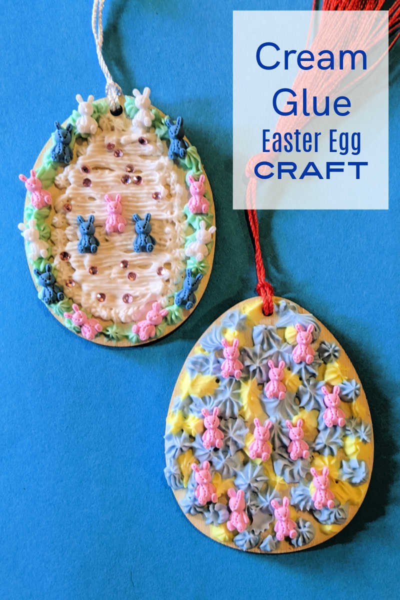 Searching for the perfect Easter egg craft activity for you and your kids? This easy decoden cream glue Easter craft is fun for all ages. Get creative with colorful glue, decorations, and unleash your inner springtime spirit!