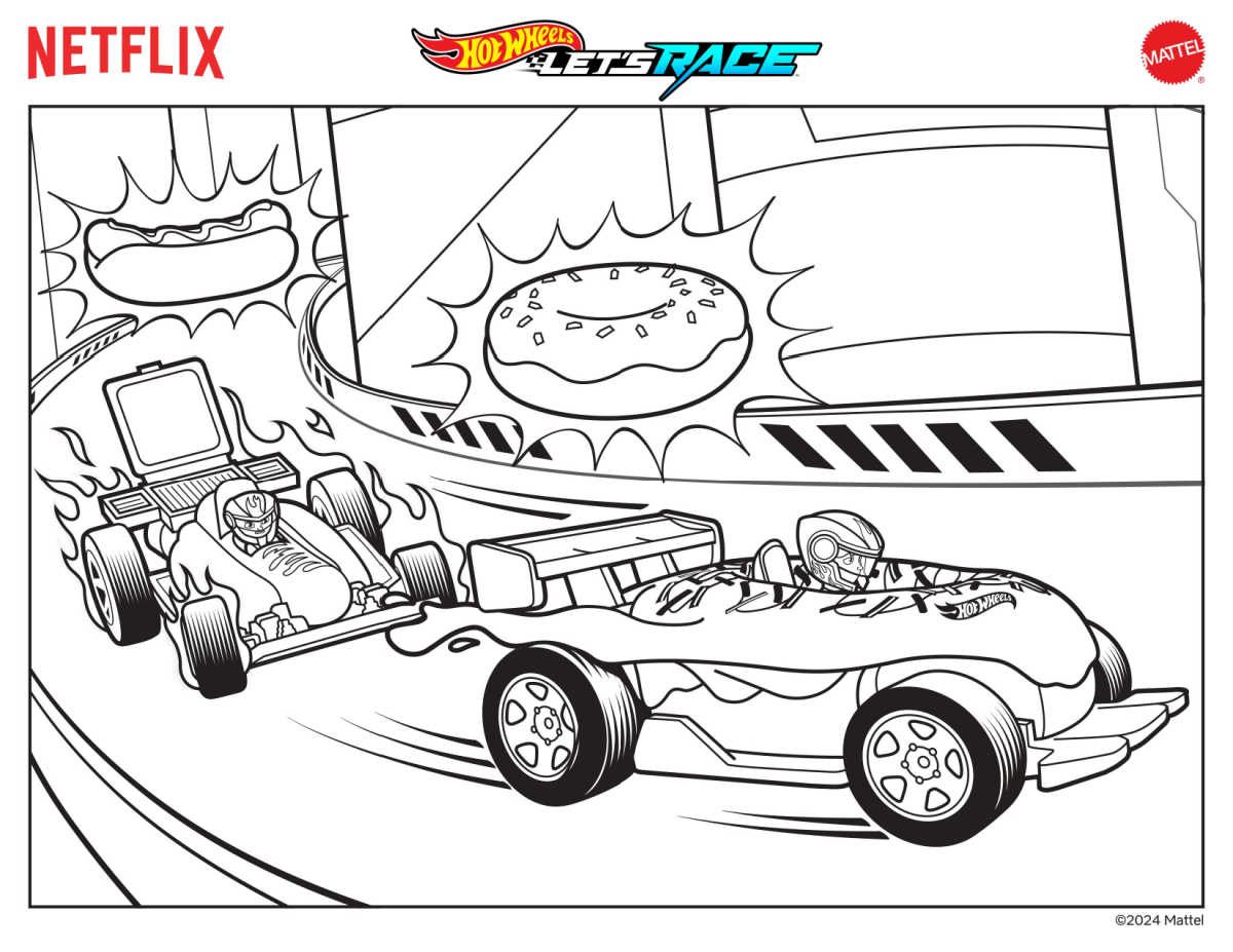 page 9 hot wheels coloring pages