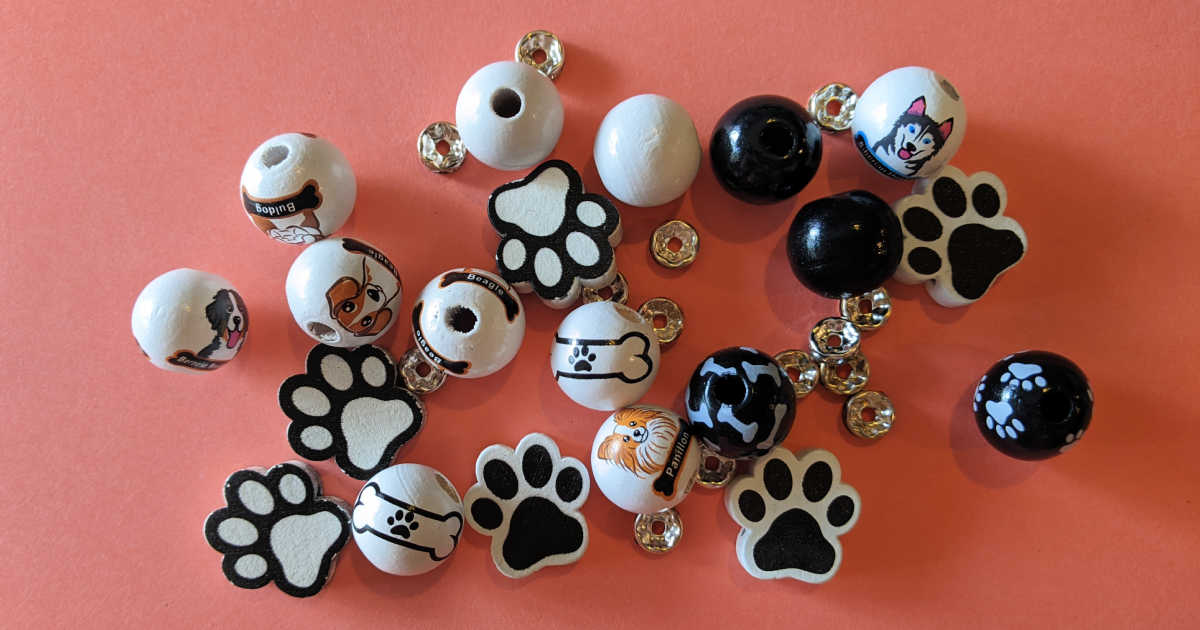 dog beads for crafting