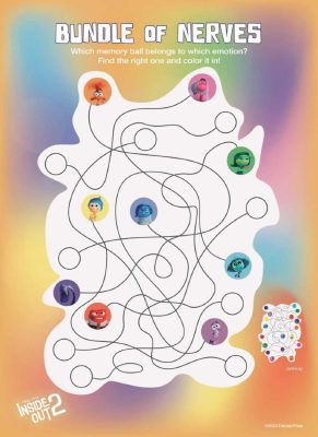 Free Printable Inside Out 2 Activity Pages - Mama Likes This