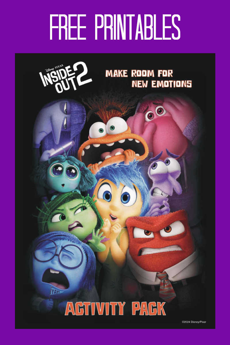 Disney•Pixar's new Inside Out movie has arrived and emotions are running wild, so download the free printable Inside Out 2 activity pages today! These fun pages feature familiar characters and new ones.