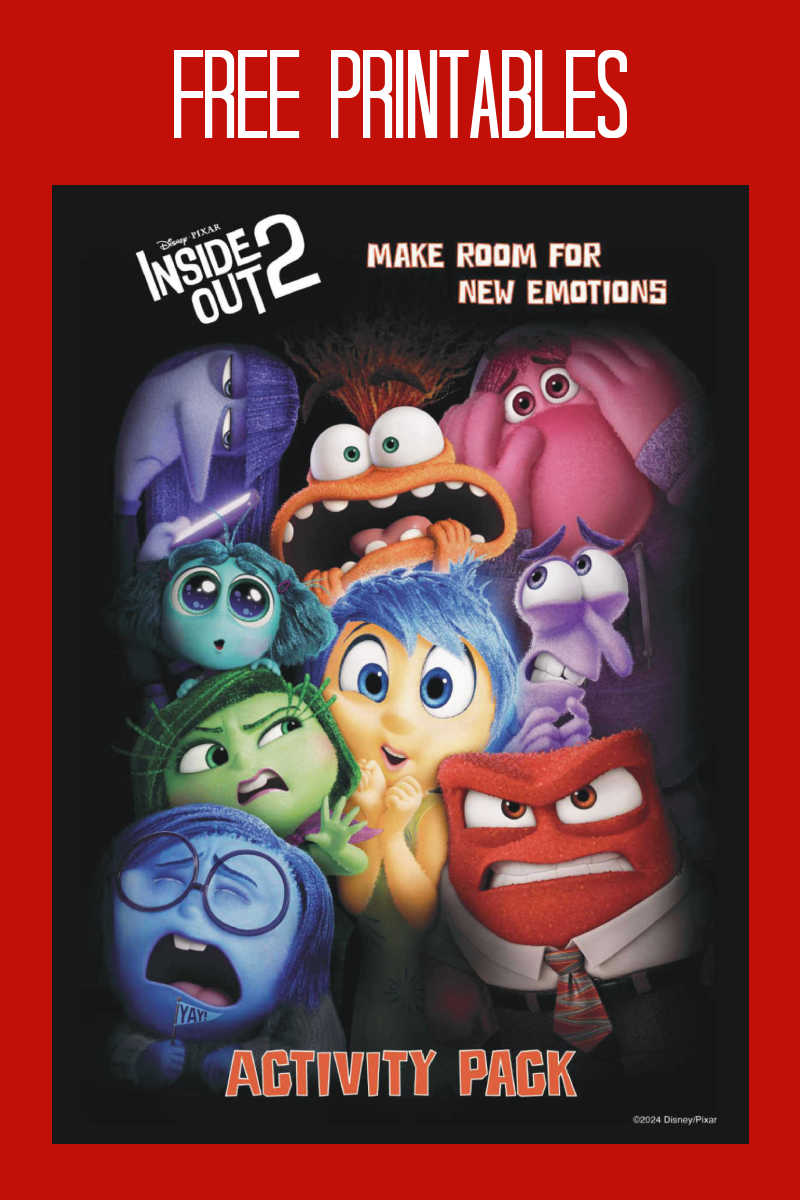 Disney•Pixar's new Inside Out movie has arrived and emotions are running wild, so download the free printable Inside Out 2 activity pages today! These fun pages feature familiar characters and new ones.