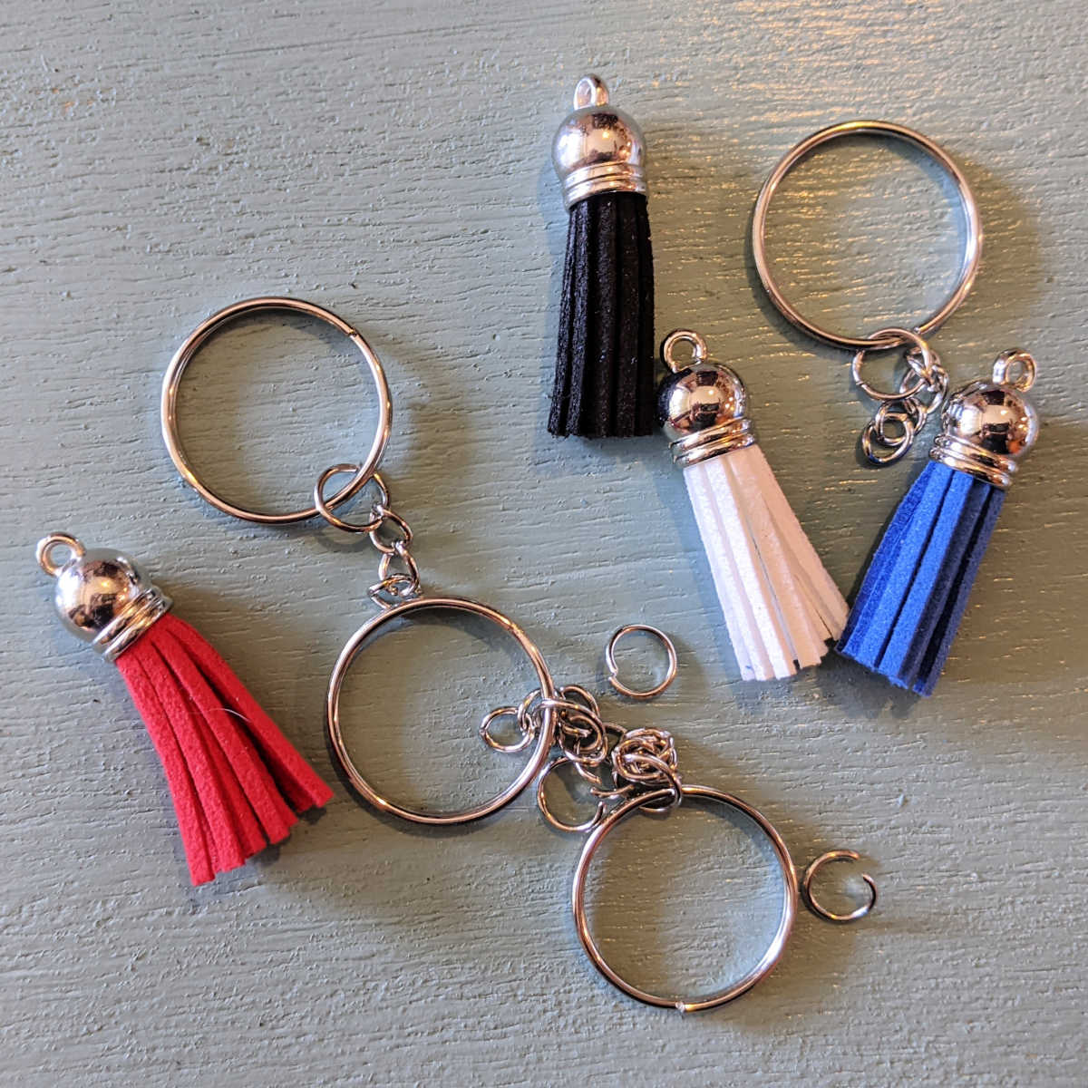 keychains and tassels