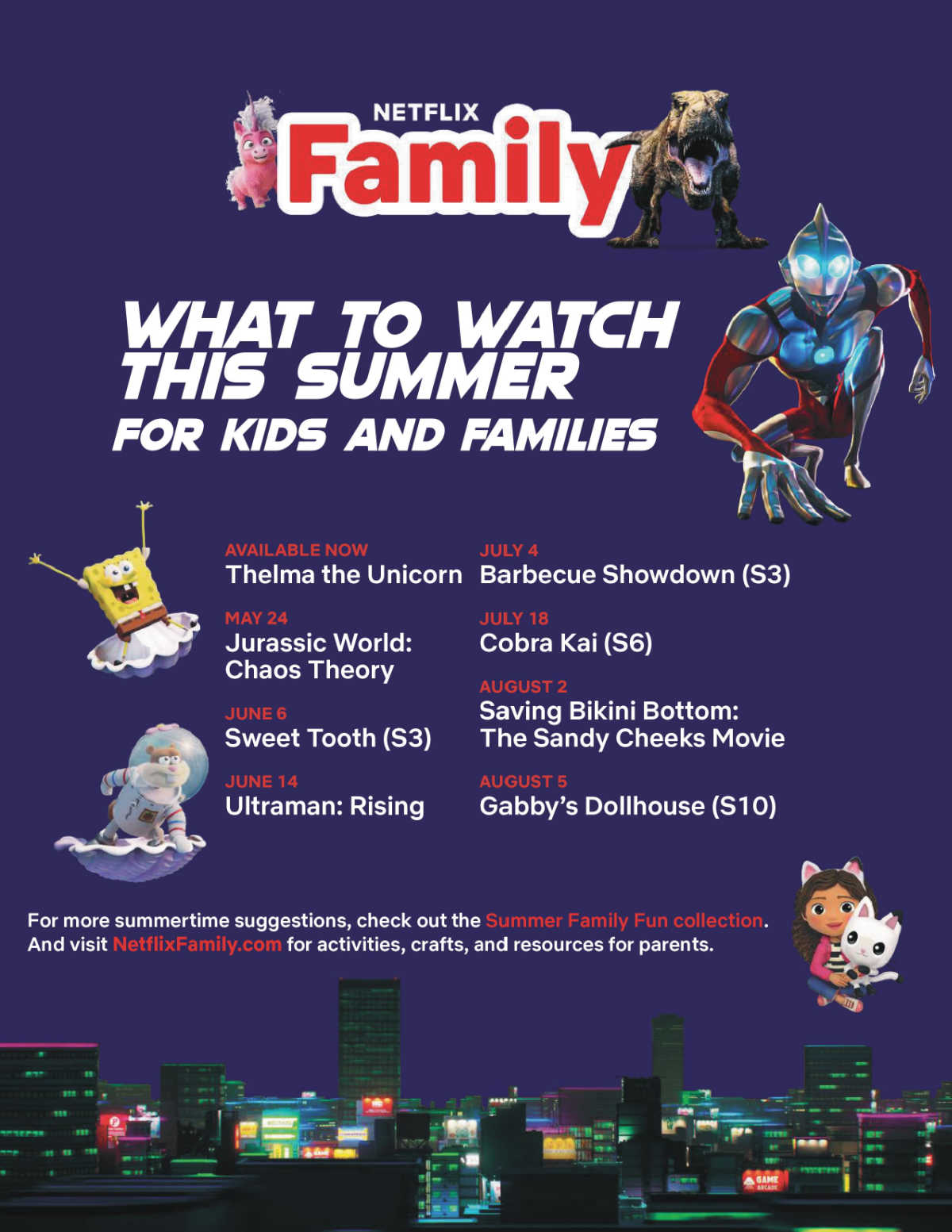 netflix family summer program guide