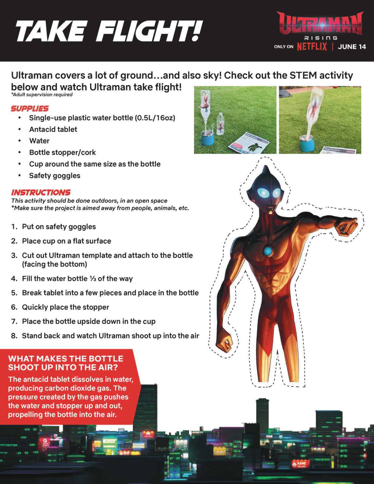 ultraman stem activity pages
