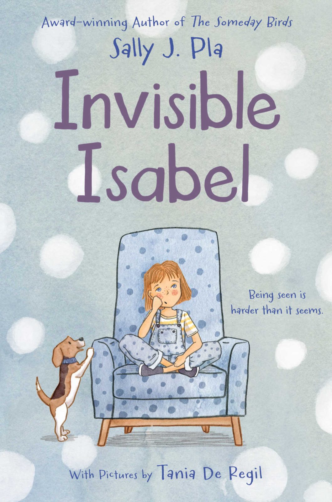 Invisible Isabel by award-winning author Sally J. Pla is a heartwarming story about overcoming social anxiety, finding your voice, and making friends. It is perfect for kids around ages 8-12.