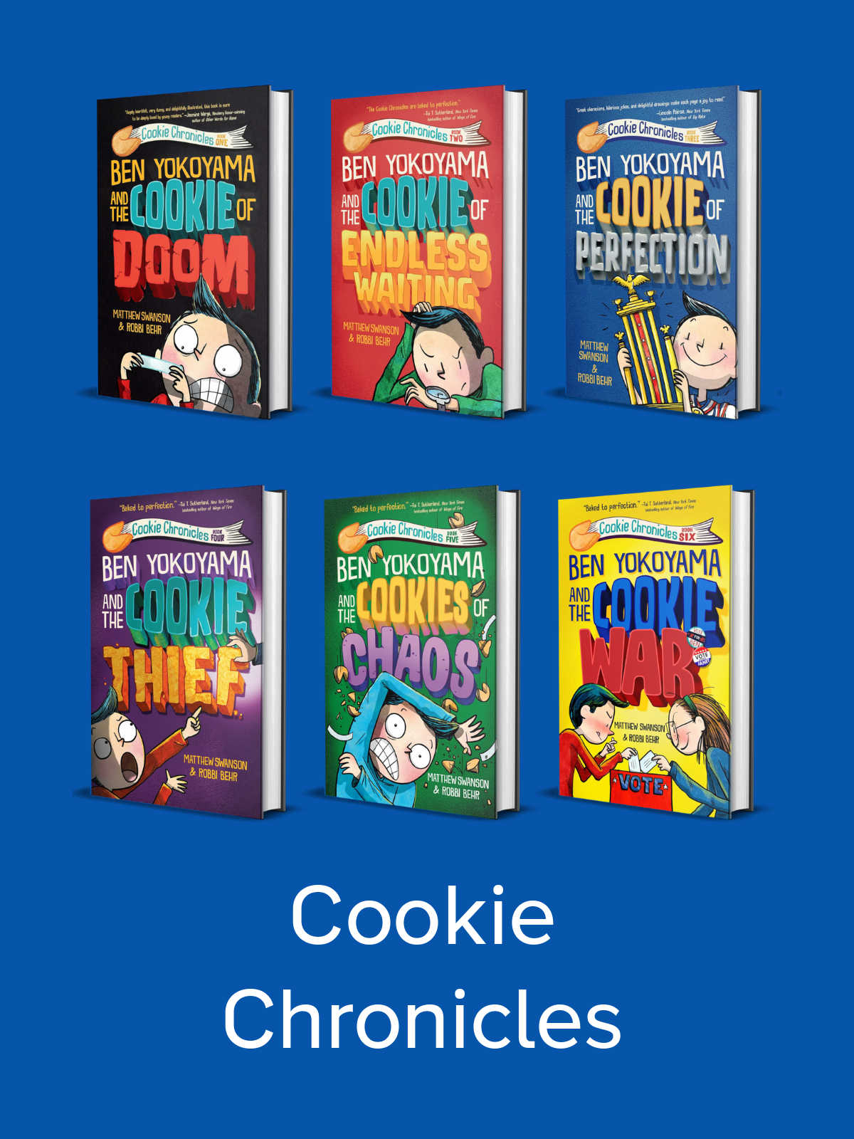 Searching for a fun and engaging middle-grade series? Check out the Cookie Chronicles! This delightful series by husband-and-wife team Matthew Swanson and Robbi Behr follows the adventures of kids who just love fortune cookies. With vibrant illustrations and exciting stories, the Cookie Chronicles are perfect for children aged 8 to 12.