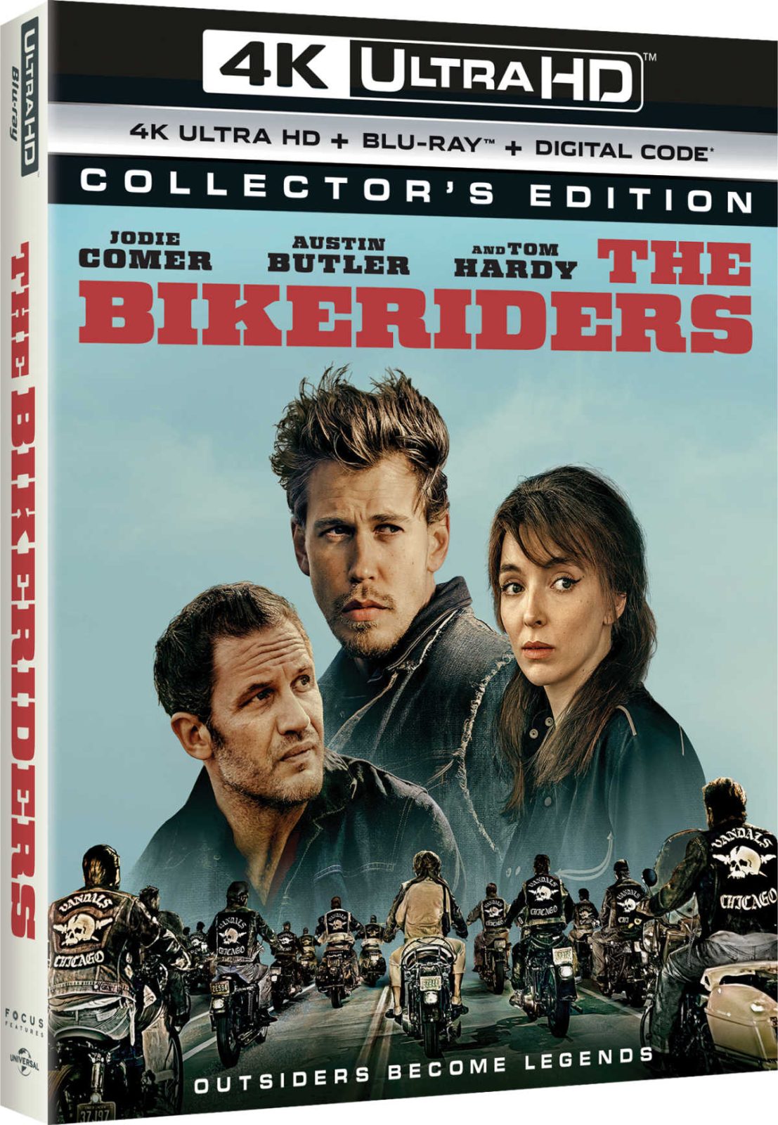 A gripping tale of brotherhood and rebellion, The Bikeriders stars Jodie Comer, Austin Butler, and Tom Hardy. This powerful film explores the dark side of motorcycle culture without glorifying violence. Don't miss this intense drama!