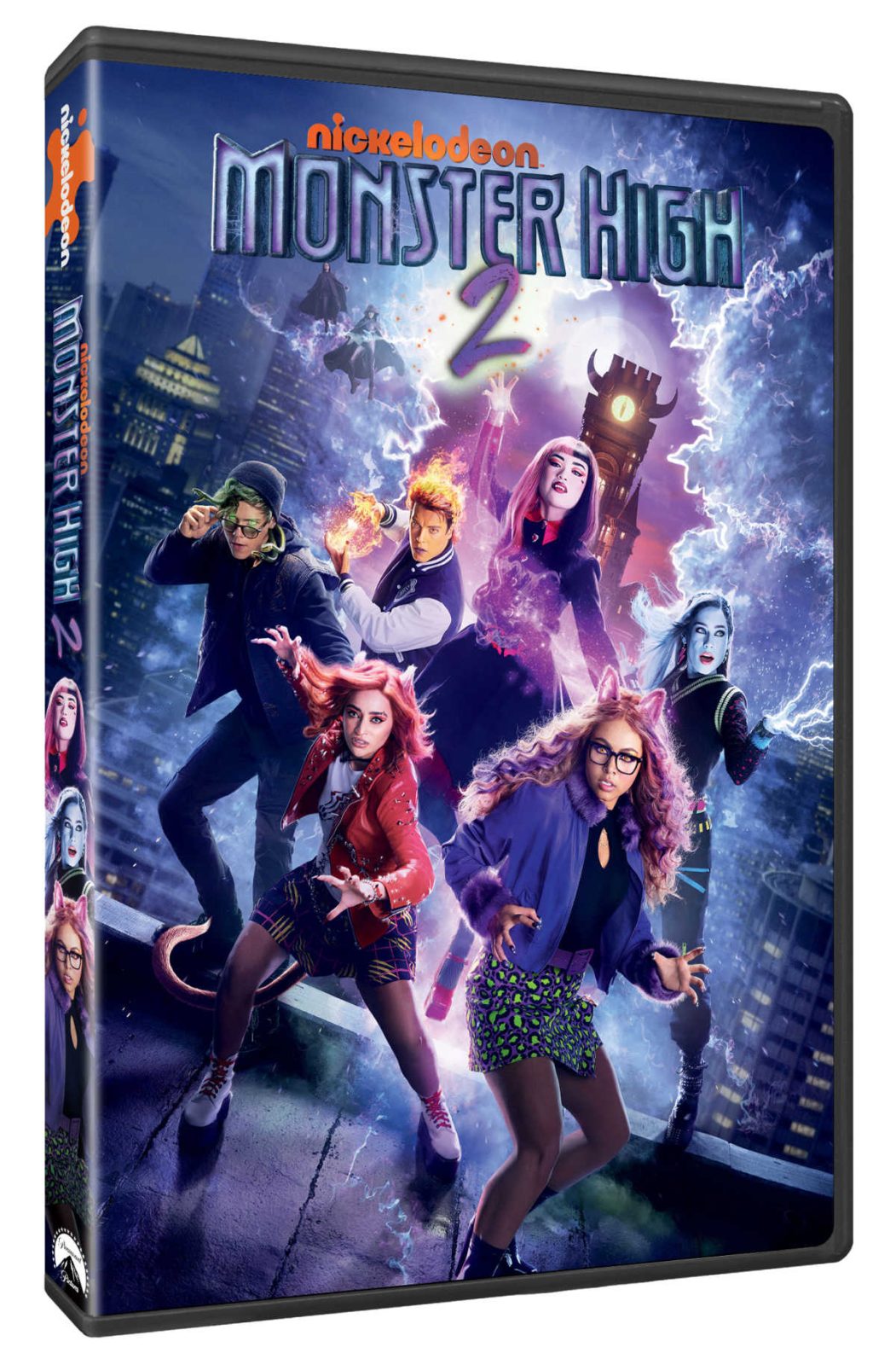 Get ready for a monster mash of fun with the Monster High 2 DVD! Join Clawdeen, Draculaura, and Frankie as they navigate new friendships, scary challenges, and a mysterious threat. Packed with music, dance, and laughs, this movie is perfect for family movie night! 