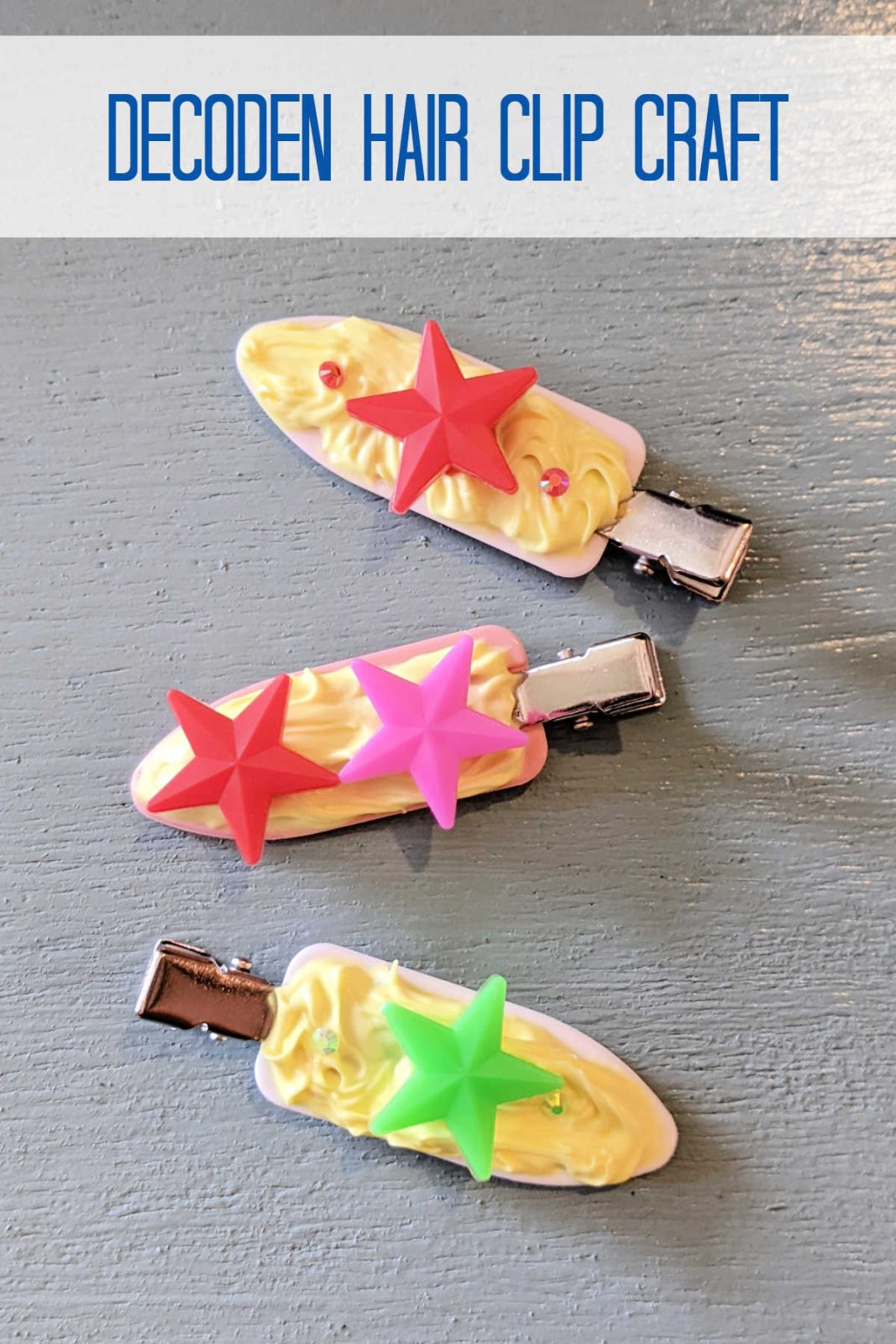 Add a burst of color to your hair with this easy and fun Neon Hair Clips Craft! Create customizable hair clips using whipped cream glue, neon stars, and rhinestones. Perfect for kids and adults, this project is a great way to express your style and creativity.