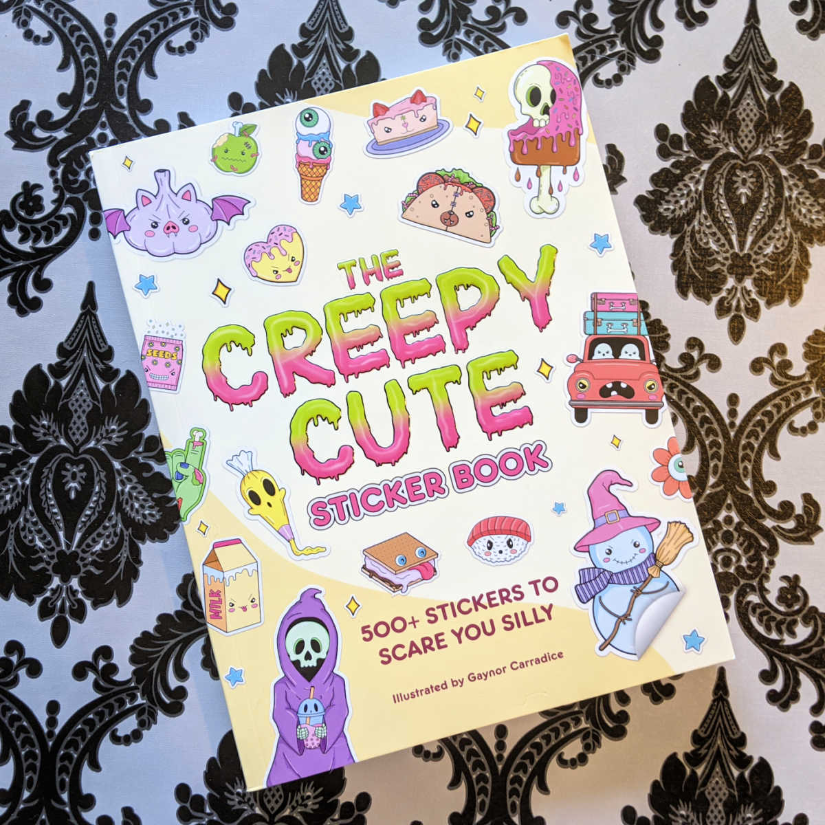 sticker book from creepy cute