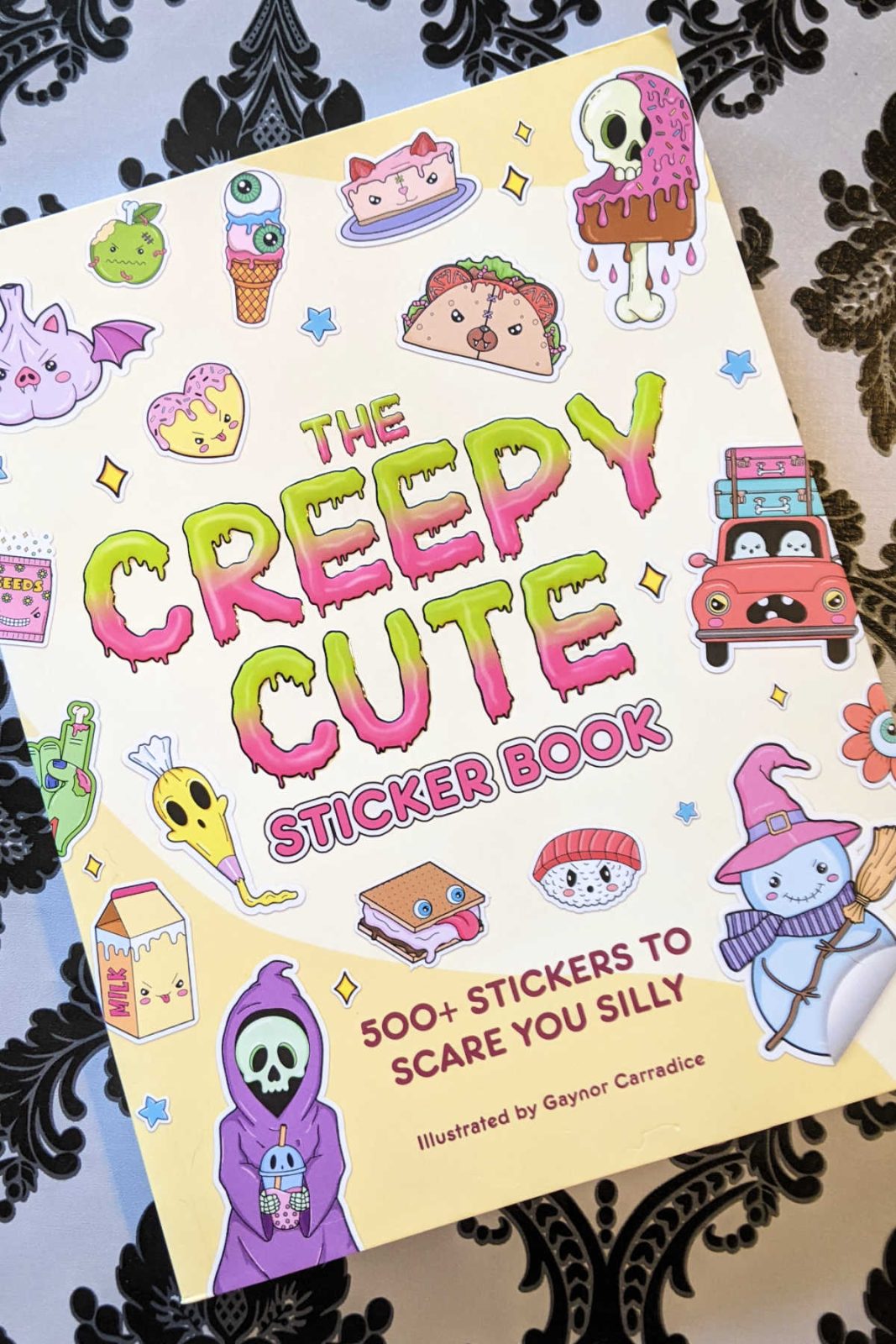 Get ready to be obsessed with The Creepy Cute Sticker Book! Packed with 500 adorable yet eerie stickers, this book is perfect for kids and adults alike. From spiders to ghostly ghouls, these stickers are a great way to add some frightful fun to your world.