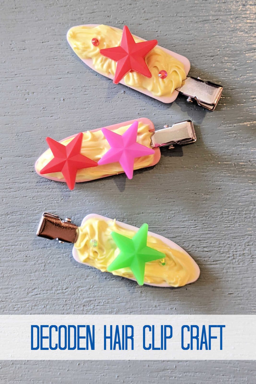 Add a burst of color to your hair with this easy and fun Neon Hair Clips Craft! Create customizable hair clips using whipped cream glue, neon stars, and rhinestones. Perfect for kids and adults, this project is a great way to express your style and creativity.