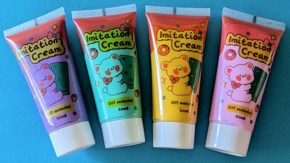 decoden cream glue tubes