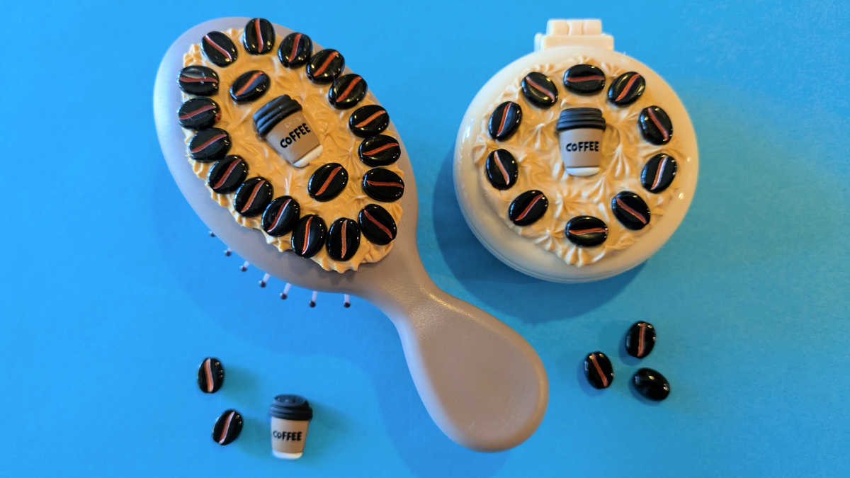 feature coffee hair brush craft