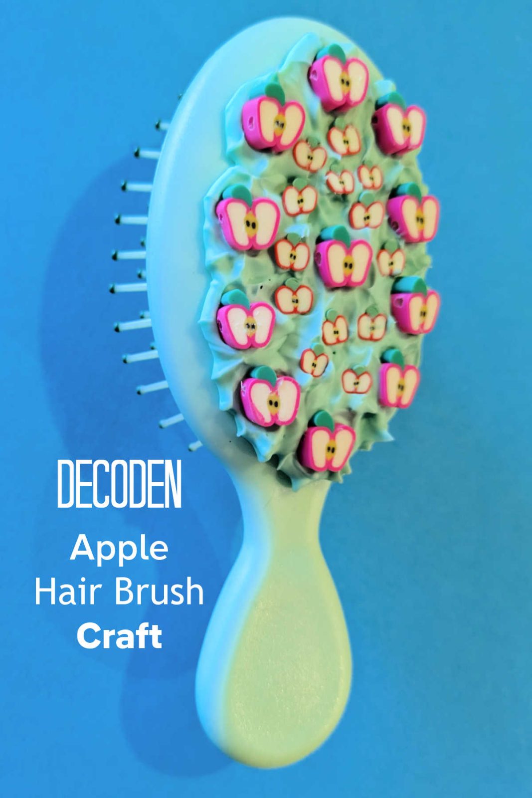 Celebrate the season with this adorable Fall Apple Hair Brush Craft! Perfect for kids and as a teacher gift, this easy DIY project uses whipped cream glue, apple-themed embellishments, and your creativity to create a unique and functional hair brush. A great back-to-school gift or fall activity for all ages!