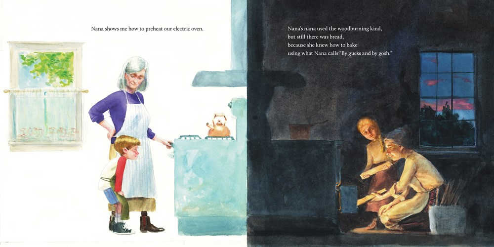 Interior illus by David Soman from STILL THERE WAS BREAD by Lisl H. Detlefsen