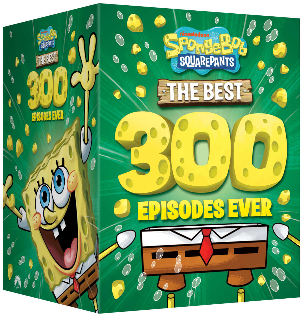 Get ready to laugh, learn, and love with two incredible new Spongebob DVD collections: SpongeBob SquarePants: Another 100 Episodes and SpongeBob SquarePants: The Best 300 Episodes Ever.