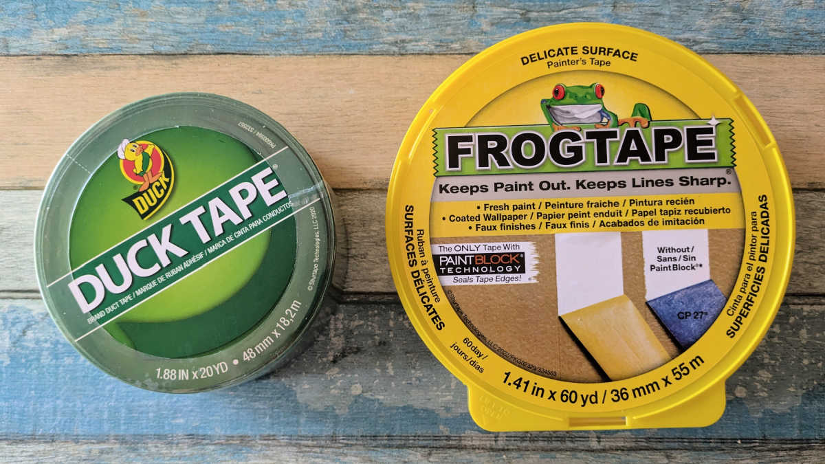 duck tape frog tape