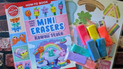 feature kawaii craft kit erasers