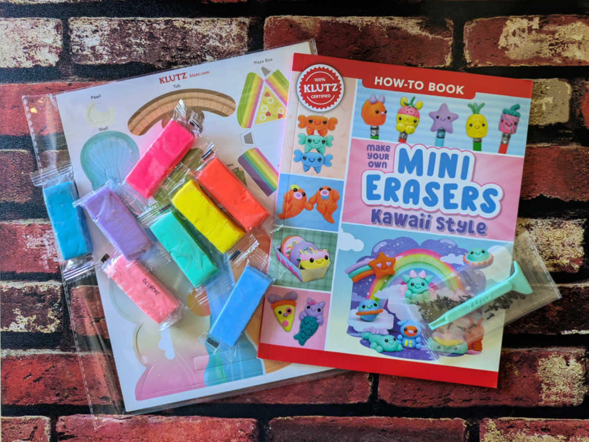 kawaii craft kit mini erasers