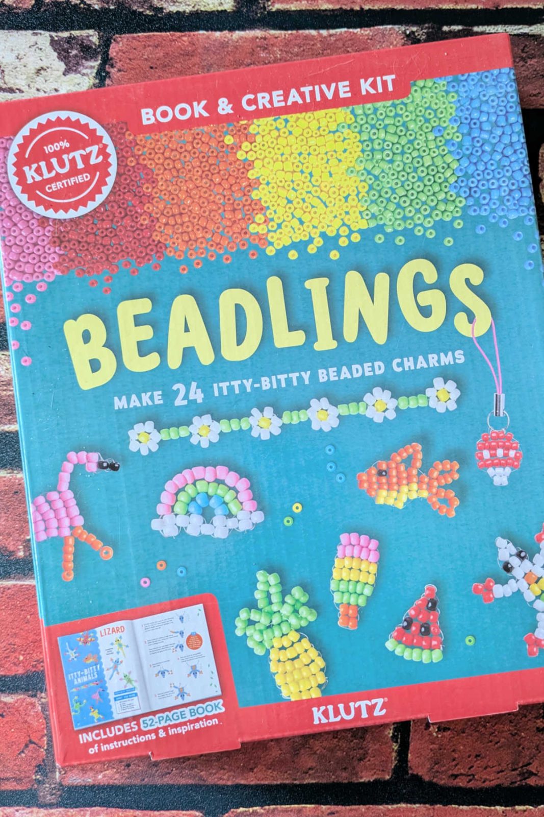 The Klutz Beadlings Kit is fun and creative craft kit for making tiny, adorable beaded charms. With over 3,500 beads and easy-to-follow instructions, your kids will have hours of fun creating unique and personalized accessories.