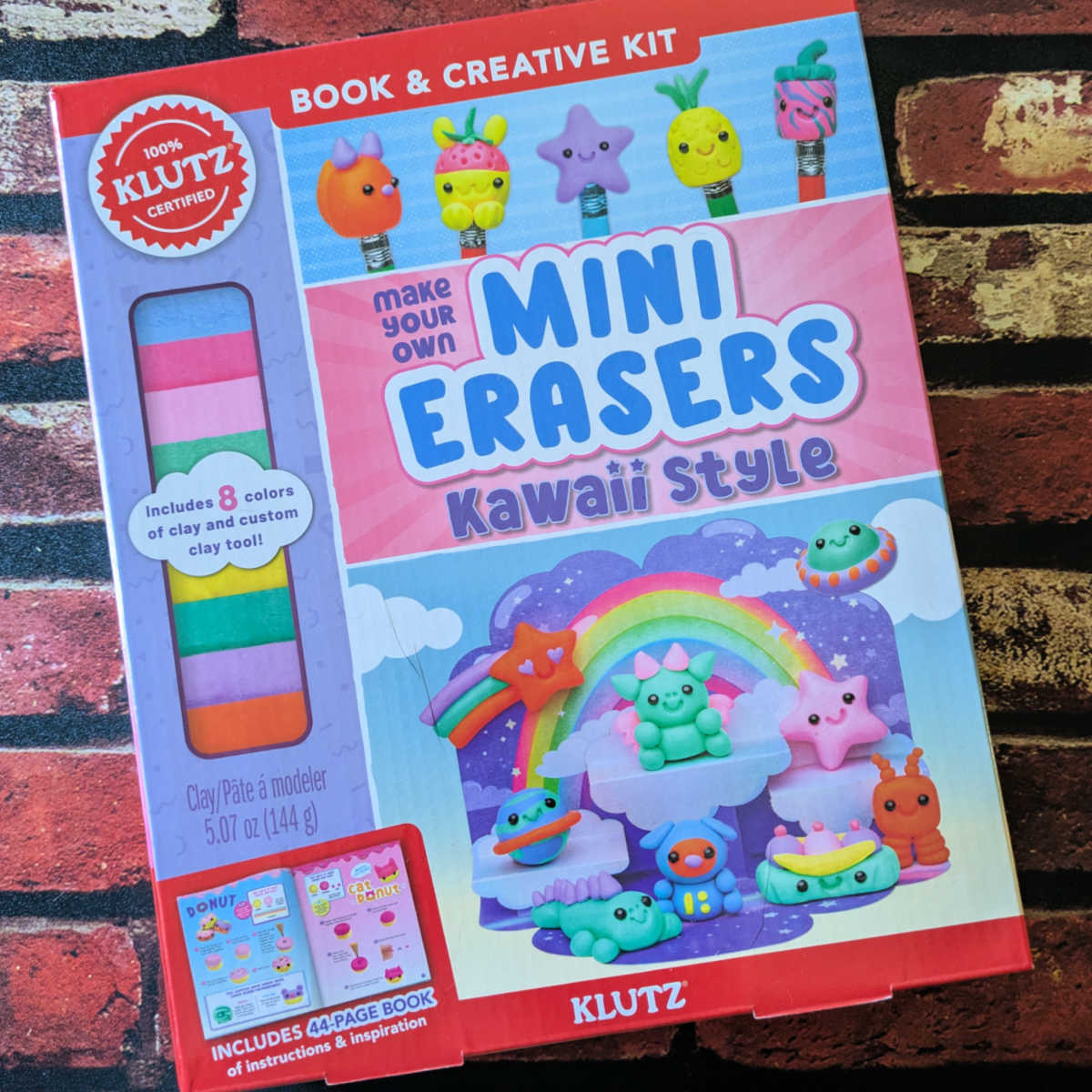 Dive into a world of cute with this fun and easy kawaii craft kit! Make your own adorable mini erasers with colorful clay.