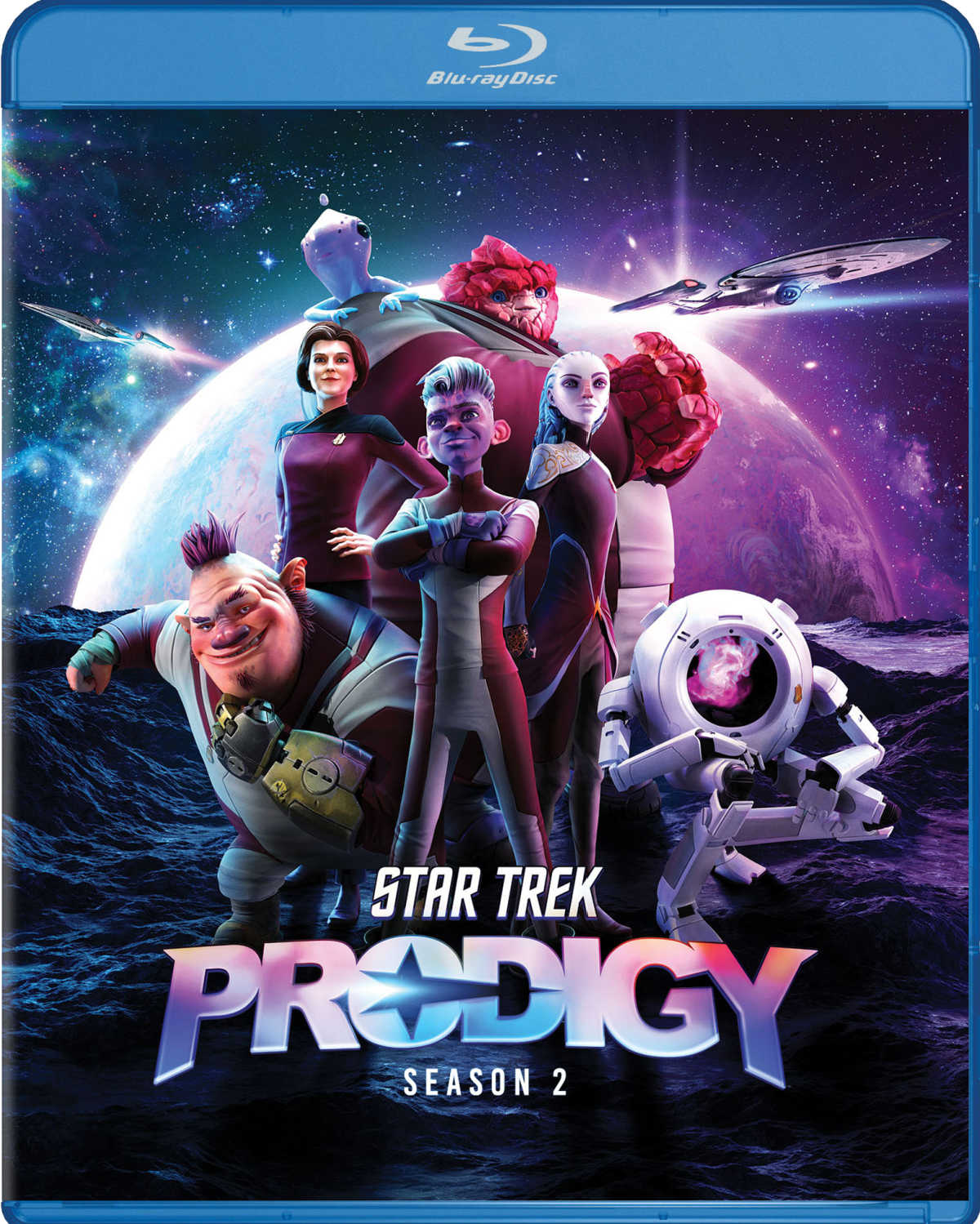 Dive into the exciting second season of Star Trek: Prodigy on Blu-ray. Learn more about the young crew of the Protostar and their thrilling adventures.