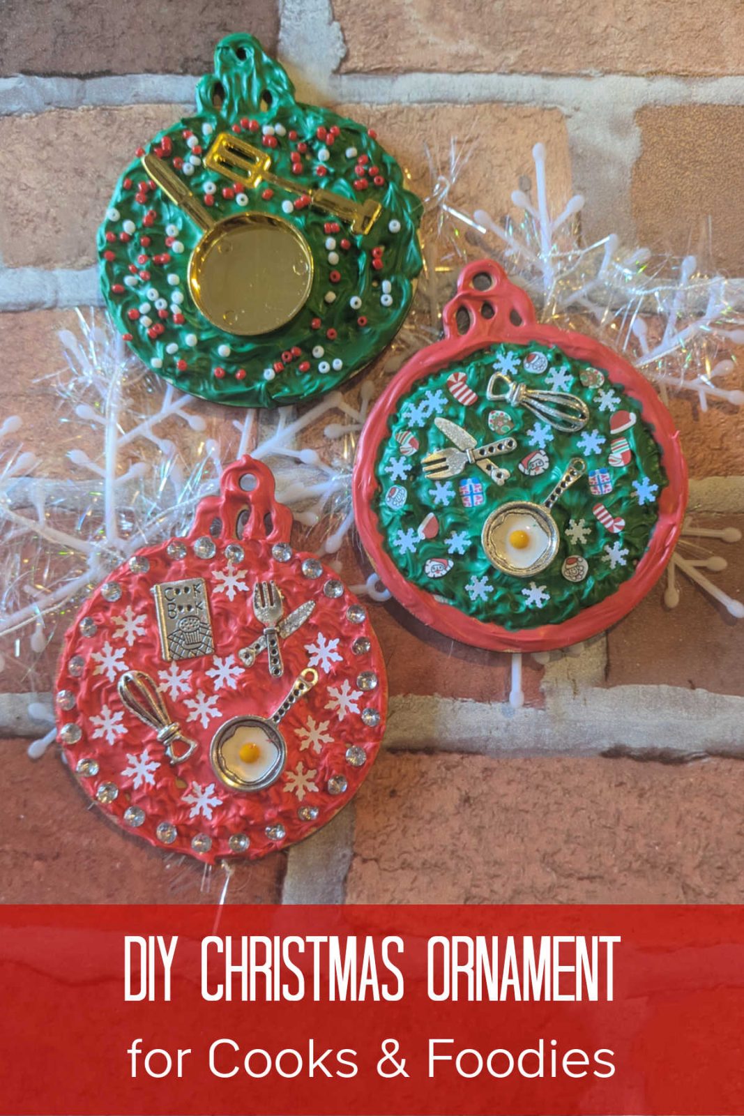 Get creative this holiday season with DIY kitchen-themed Christmas ornaments for home cooks! Whip up festive decorations for your home using simple supplies and your imagination. Perfect for foodies, chefs, and anyone who loves to cook.