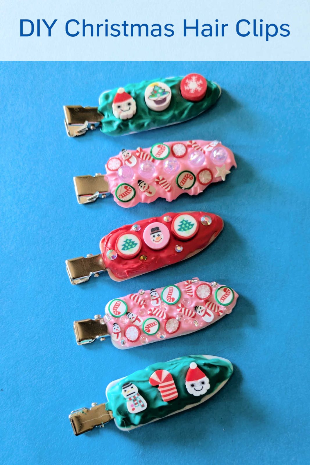 This holiday season, get creative and add a touch of festive flair to your hair with these easy-to-make DIY cream glue Christmas hair clips. All you need is a few simple supplies and a bit of imagination.