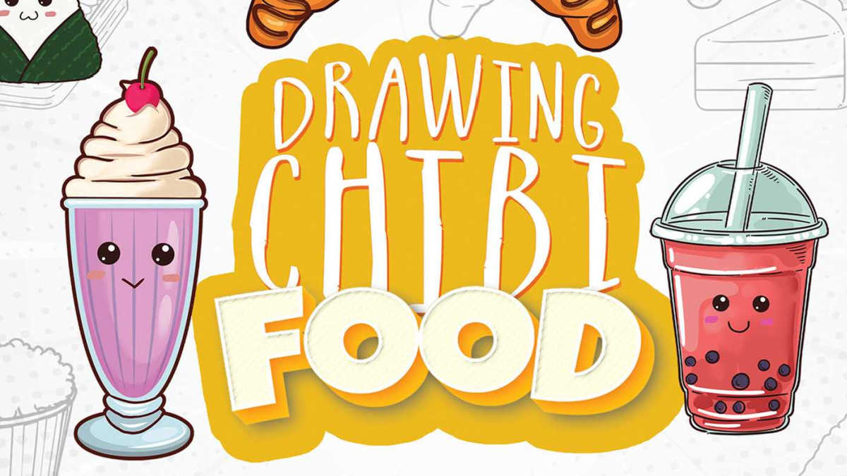 feature drawing chibi food book