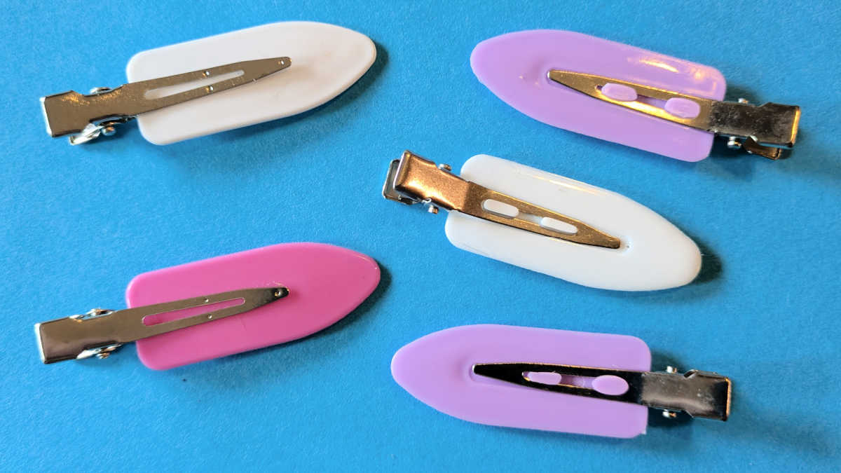 flat hair clips for decoden crafting