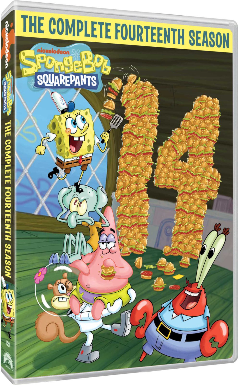 Dive into a new wave of nautical SquarePants nonsense with the release of SpongeBob Season 14 on DVD!