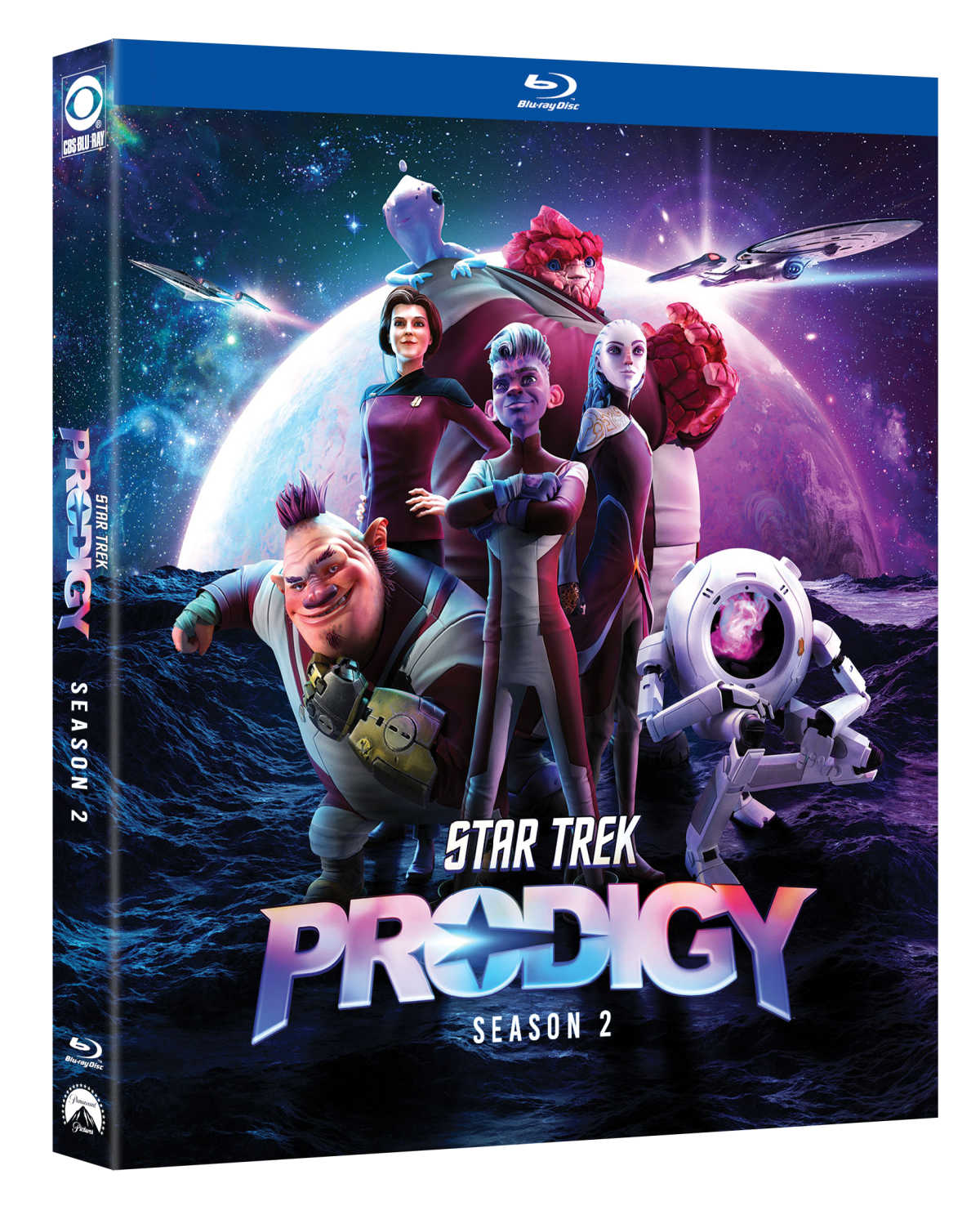 Dive into the exciting second season of Star Trek: Prodigy on Blu-ray. Learn more about the young crew of the Protostar and their thrilling adventures.