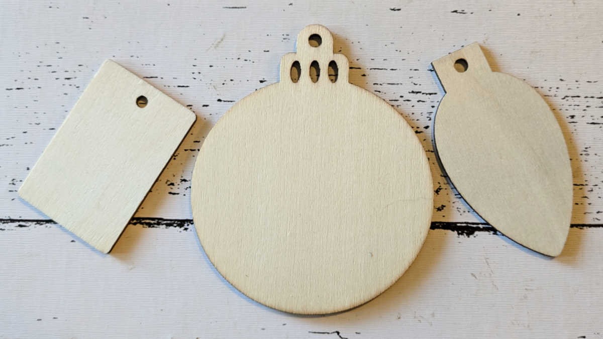 unfinished wood ornaments