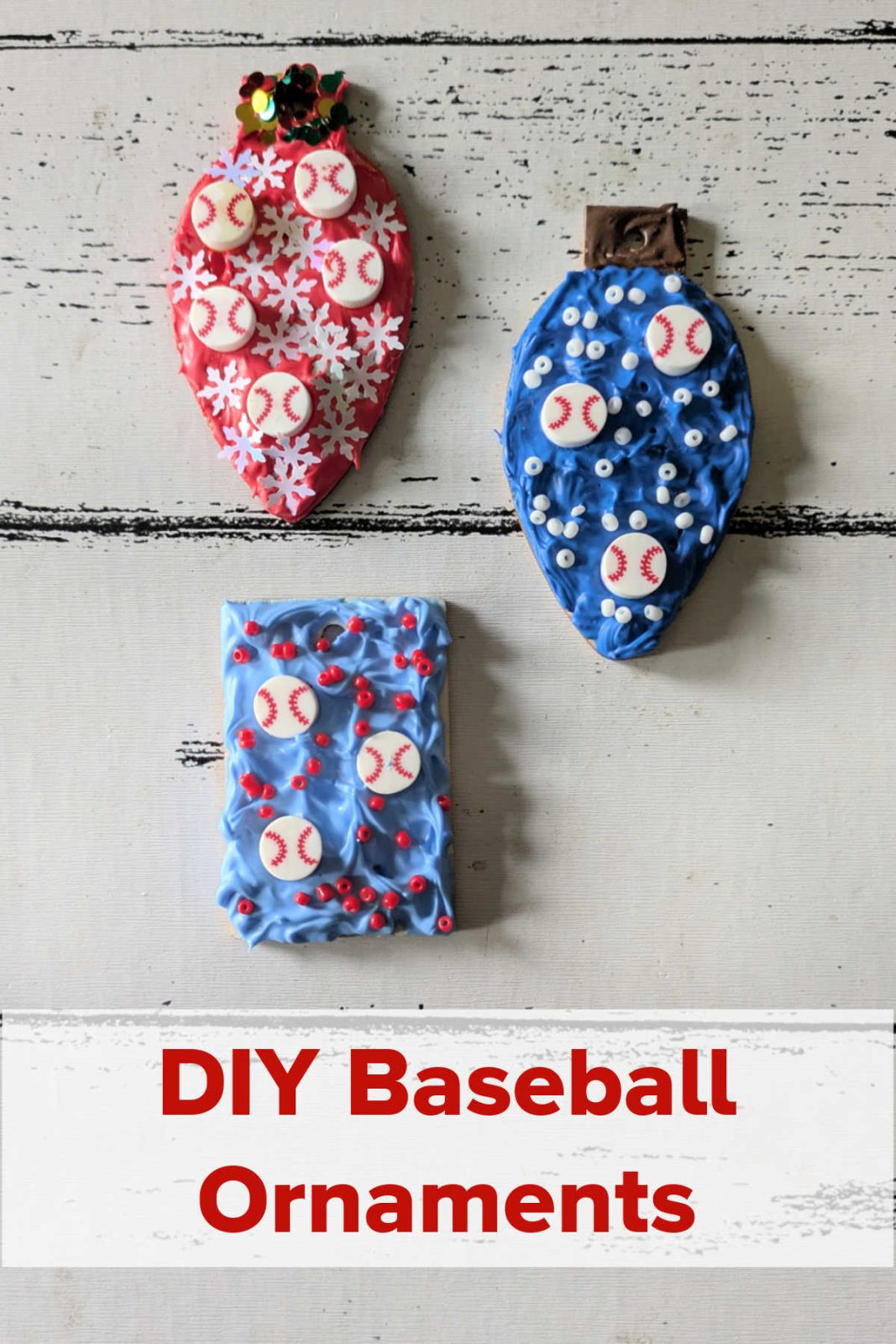 Swing into the holiday season with this DIY Baseball Christmas Ornament! The easy and fun craft uses whipped cream glue, baseball-themed decorations, and your creativity to create a unique and personalized ornament. 