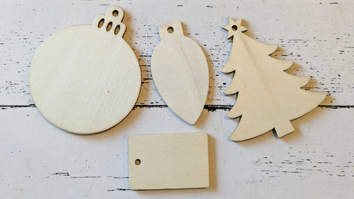 blank wood ornaments for crafting