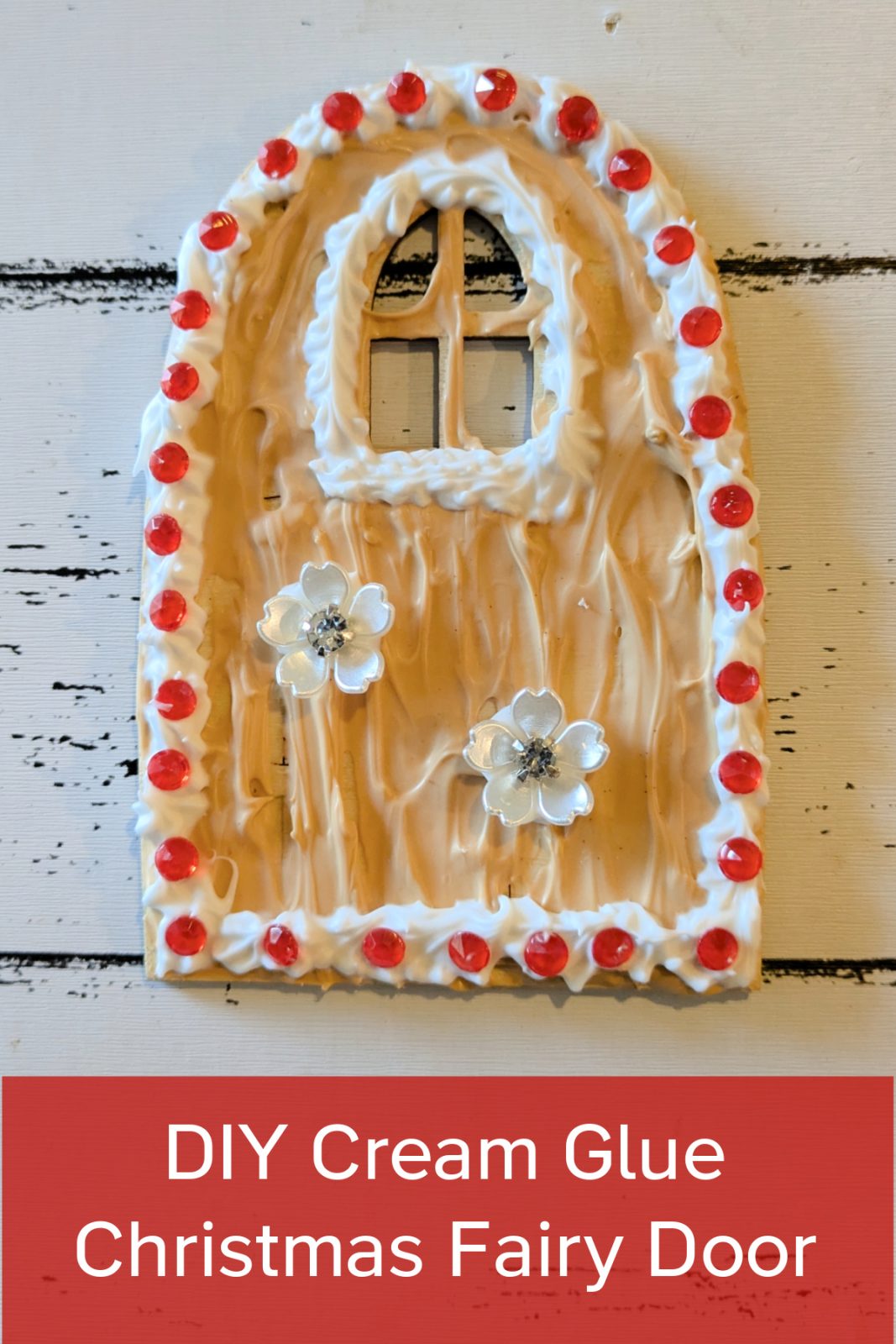 Add a touch of magic to your holiday decor with this Christmas Fairy Door Craft! This easy and fun DIY project uses whipped cream glue and your creativity to create a unique and enchanting door for fairies to join your holiday celebrations. 