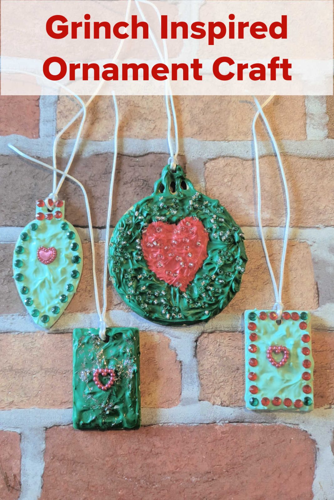 Spread some holiday cheer  and love with this Grinch ornament craft inspired by the book and movies! This easy and fun cream glue DIY project uses your creativity to create a unique and heartwarming ornament.