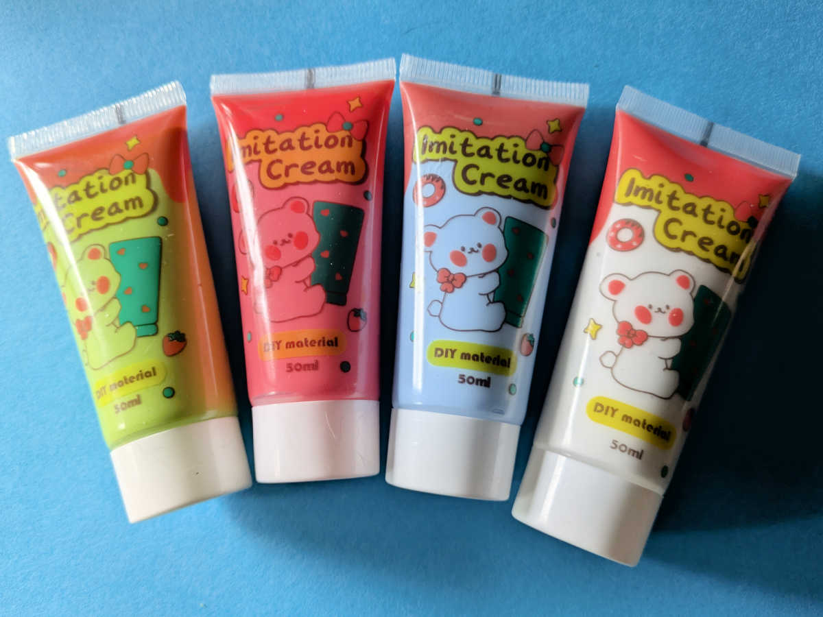 decoden cream glue tubes