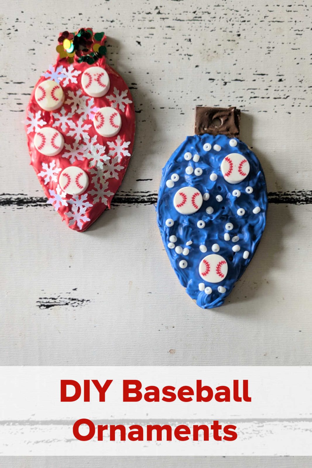 Swing into the holiday season with this DIY Baseball Christmas Ornament! The easy and fun craft uses whipped cream glue, baseball-themed decorations, and your creativity to create a unique and personalized ornament. 