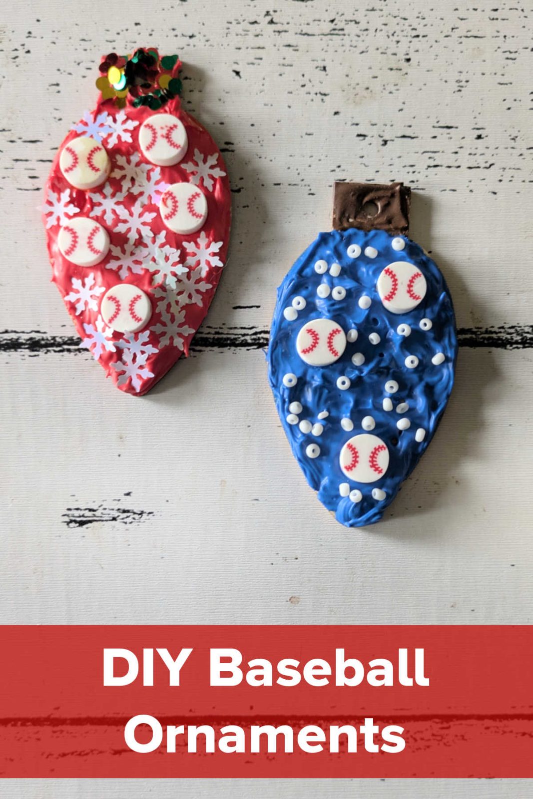 Swing into the holiday season with this DIY Baseball Christmas Ornament! The easy and fun craft uses whipped cream glue, baseball-themed decorations, and your creativity to create a unique and personalized ornament. 