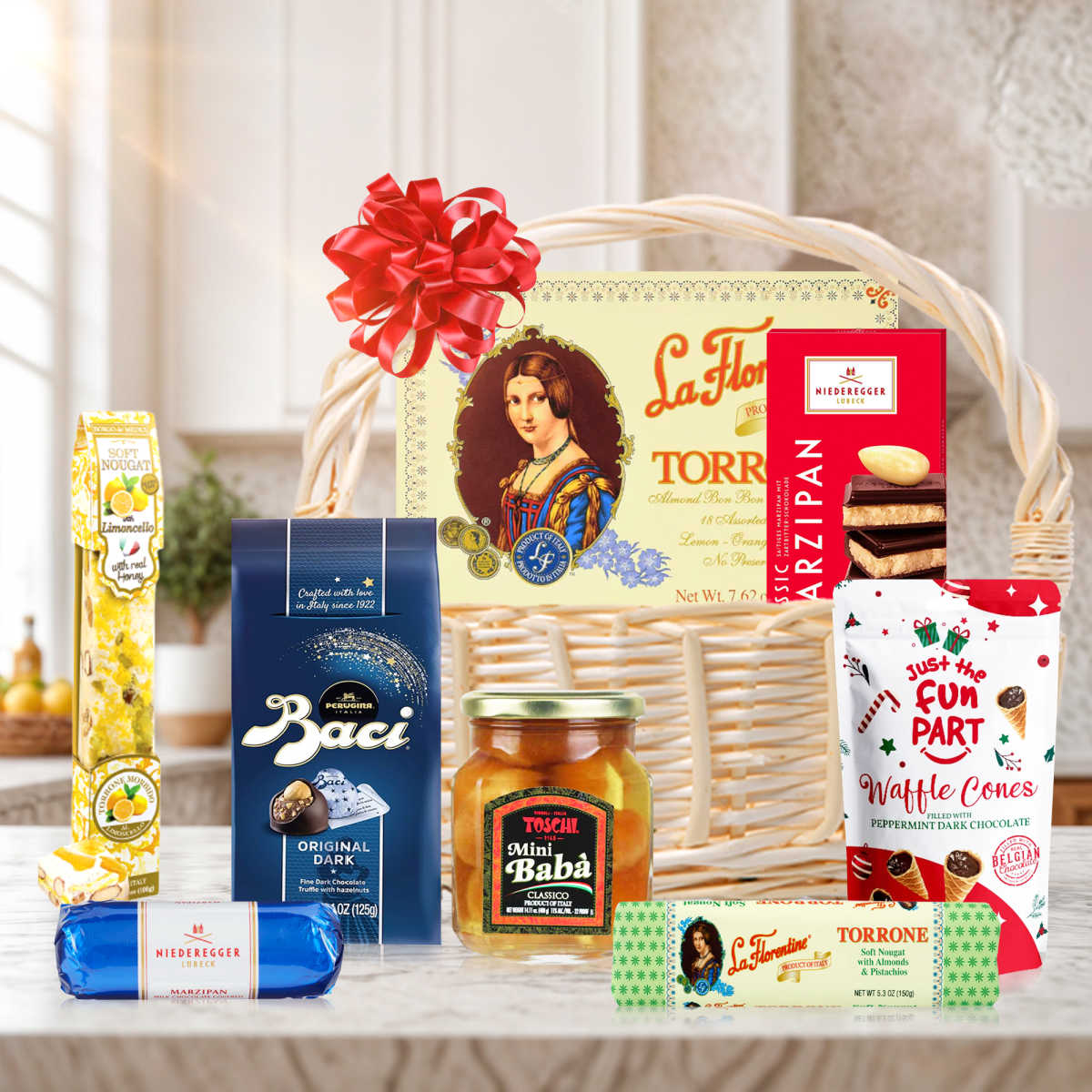 italian gift basket from supermarket italy